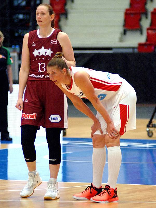 České basketbalistky si to rozdaly s Lotyšskem.