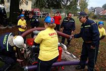 Soutěž požárních družstev se konala v sobotu 24. října ve Velichově na Karlovarsku
