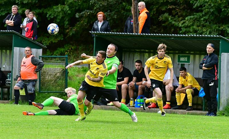 Fotbalisté Kraslic uspěli v souboji s Merklínem, když slavili výhru 6:2.