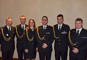 Ocenění hasič (první zleva)  z Karlovarského kraje s kolegy z celé republiky.