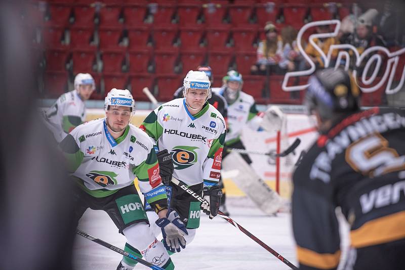 Utkání 4. kola skupiny o udržení hokejové Tipsport extraligy HC Energie Karlovy Vary - HC Verva Litvínov