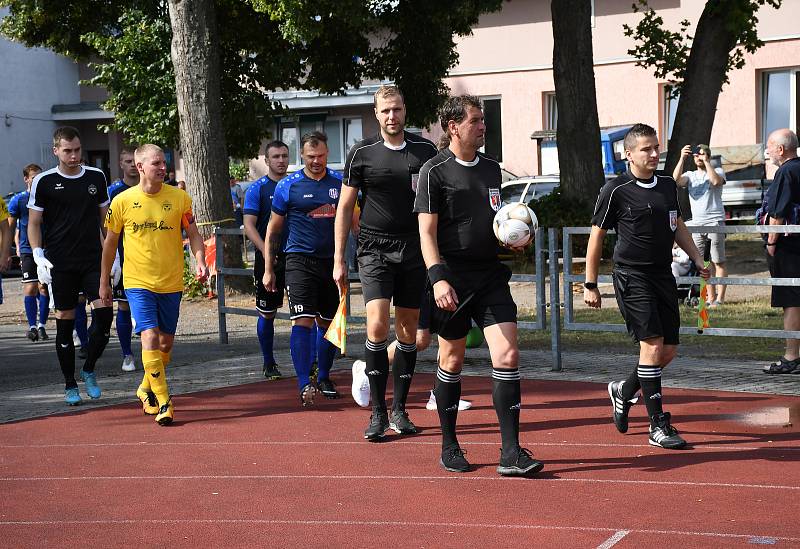 Mariánskolázeňská Viktoria si připsala ve Fortuna divizi A na účet cenný bod, když uhrála remízu s Komárovem. Foto: David Ždímal