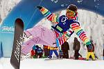 Po dva dny si podmanil klínovecký snowpark Evropský pohár na U-rampě. Celkem bojovalo na Klínovci o evropské body pětapadesát riderů.