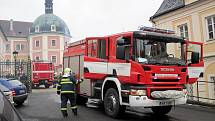 Na Státním hradě a zámku Bečov proběhlo ve středu 2. prosince prověřovací cvičení jednotek požární ochrany Karlovarského kraje.