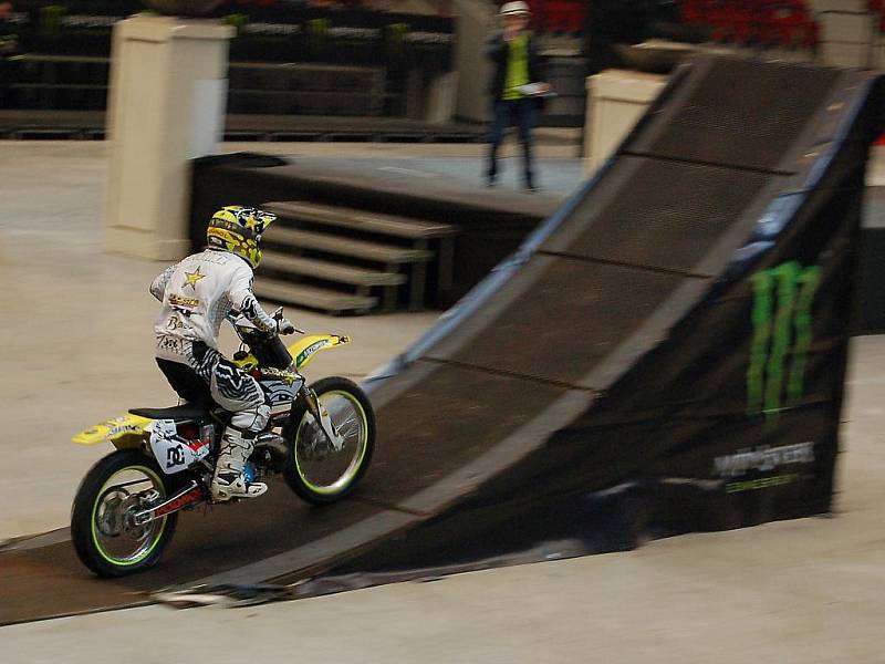 FMX Freestyle Motocross v Karlových Varech.