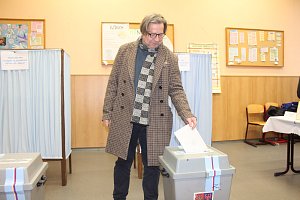 Druhé kolo prezidentských voleb v Karlových Varech.