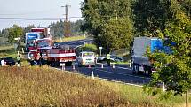 Při tragické dopravní nehodě u Dolního Žandova zemřel ve čtvrtek 1. září odpoledne motocyklista