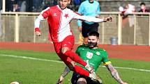 Ve šlágr Fortuna ČFL remizoval Baník Sokolov v krajském derby s karlovarskou Slavií 1:1.