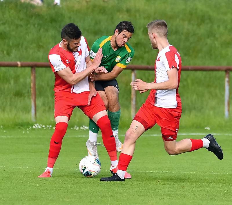 FK Baník Sokolov - FC Slavia Karlovy Vary 2:4 (1:2).