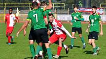 Ve šlágr Fortuna ČFL remizoval Baník Sokolov v krajském derby s karlovarskou Slavií 1:1.