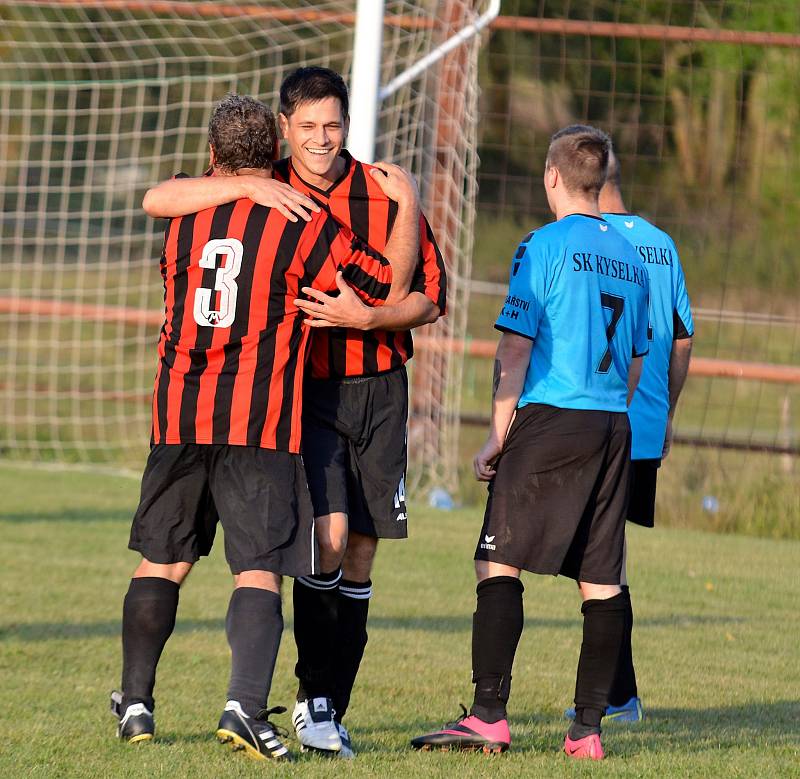 III. třída, skupina A: Sadov - Kyselka 1:1. 