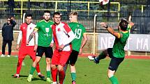 Ve šlágr Fortuna ČFL remizoval Baník Sokolov v krajském derby s karlovarskou Slavií 1:1.