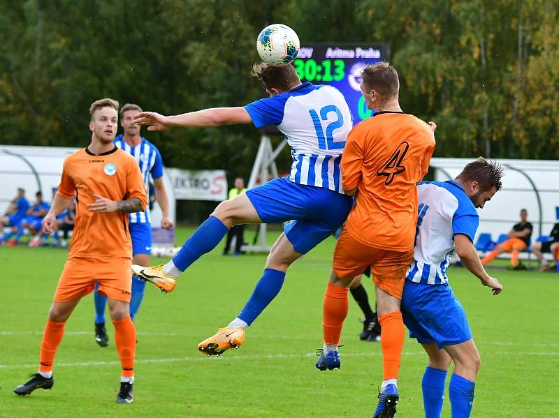 Cenný bod ukořistil Ostrov v souboji s Aritmou Praha, se kterou remizoval 0:0.