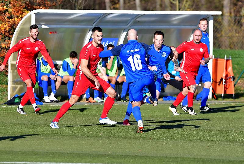 Béčko Ostrova porazilo na své umělce Loket 6:0.