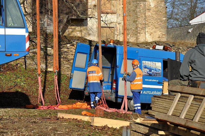 Kostel Nanebevzetí Panny Marie v Kozlově - nová věž