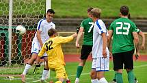 Nerozhodný výsledek uhráli fotbalisté třetiligového Sokolova na svém stadionu v souboji s Viktorií Plzeň U19.