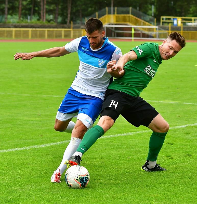 Třetiligový Baník Sokolov nestačil o víkendu na divizní chebskou Hvězdu, které podlehl 1:2.