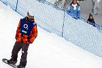 Po dva dny si podmanil klínovecký snowpark Evropský pohár na U-rampě. Celkem bojovalo na Klínovci o evropské body pětapadesát riderů.