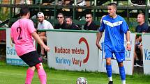 Cenný bod si připsala ve 4. kole krajské I. A třídě na konto rezerva FK Ostrov, která dosáhla v souboji s TJ Karlovy Vary-Dvory po výsledku 1:1 na bodový zisk.