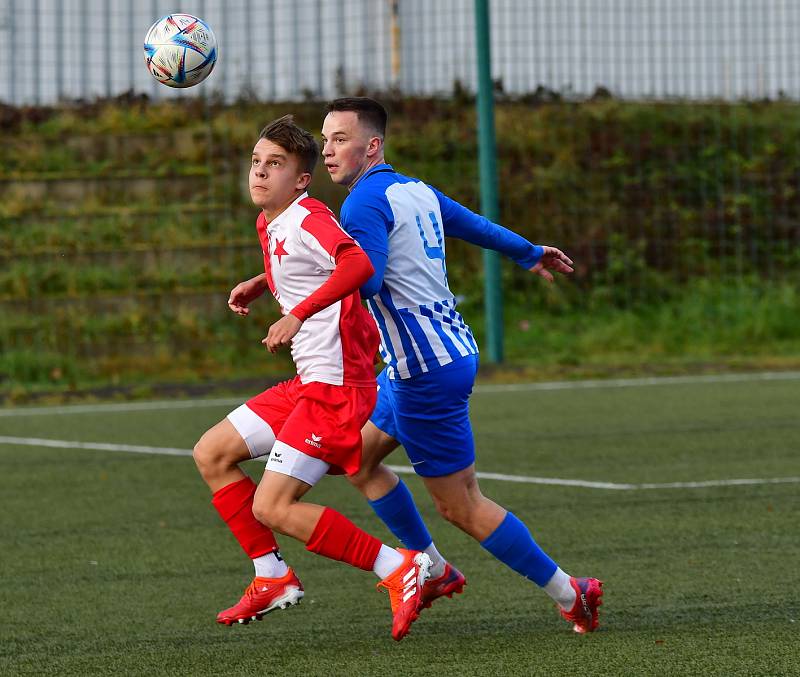 Ostrov udělal vítěznou tečku, porazil mladíky Slavie, slavil výhru 5:2.