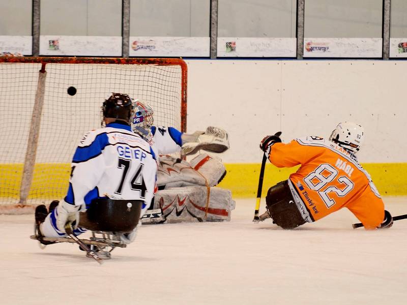 Sledge hokej: SKV Sharks K. Vary - SHK Lapp Zlín 1:3