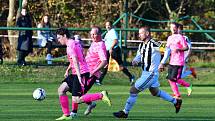 Fotbalisté Karlovy Vary-Dvory dosáhli v podzimní části již na sedmou výhru, když v dohrávce 6. kola I. A třídy porazili Skalnou 4:3.