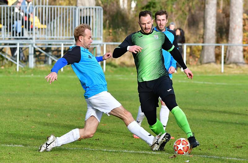 Milan Havel patřil v podzimní části k postrachům soupeřů. Na své konto si připsal v krajském přeboru 11 branek.