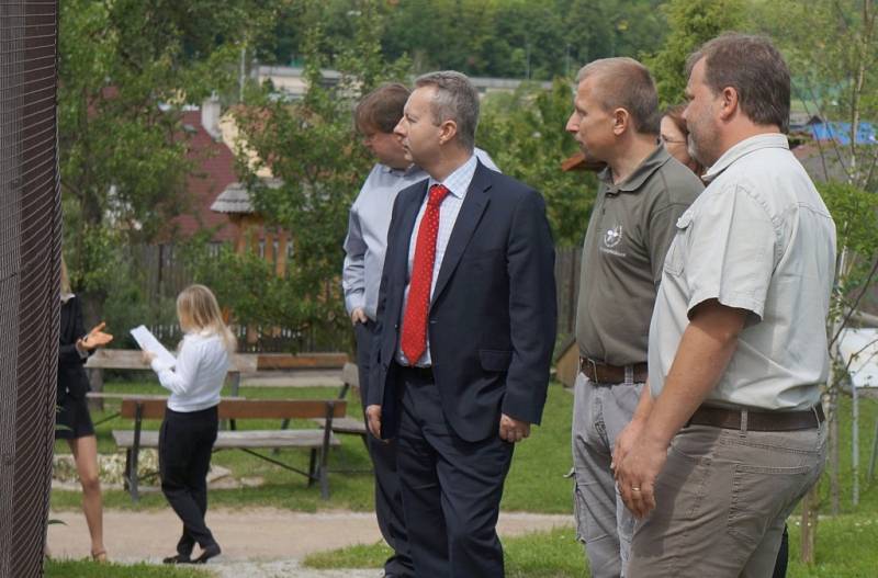 Ministr životního prostředí Richard Brabec ve Vlašimi.