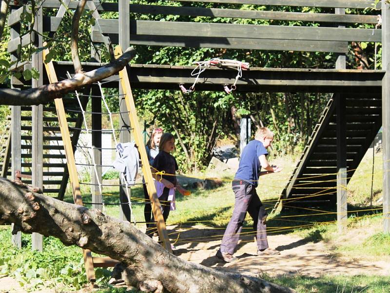 Z návštěvy Církevní základní a mateřské školy Archa v Petroupimi na Benešovsku.