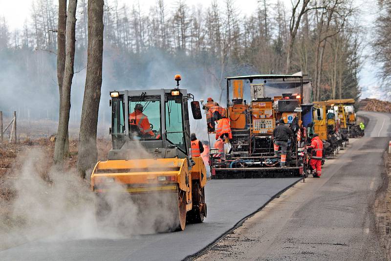 Rekonstrukce silnice II/125 v úseku kolem Kladrub.