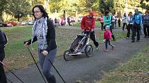 První ročník charitativního Nordic Walking pochodu na Konopišti se tam konal v sobotu 14. října.