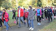 První ročník charitativního Nordic Walking pochodu na Konopišti se tam konal v sobotu 14. října.