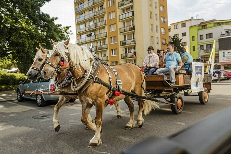 Z vystoupení Marie Čejková ze skupiny Čejka band a Josefa IX.