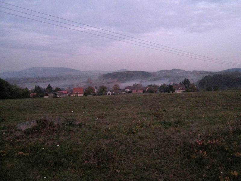 Požár rodinného domu v Poříčí nad Sázavou