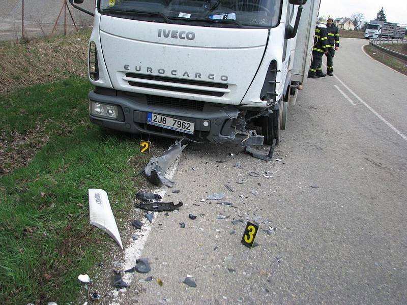 Dopravní nehoda u Chotýšan.