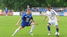 Fotbalový zápas II. ligy Vlašim - Vítkovice 0:2.