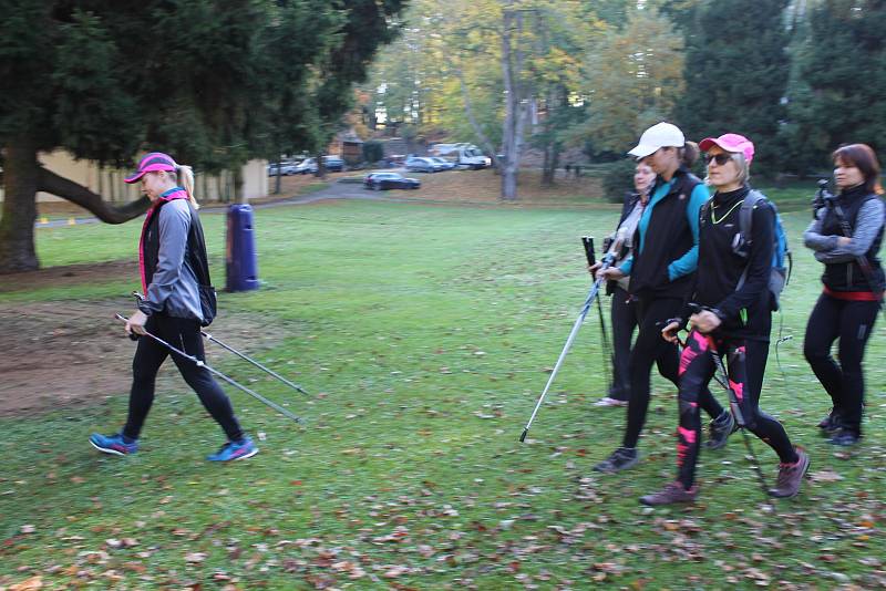 První ročník charitativního Nordic Walking pochodu na Konopišti se tam konal v sobotu 14. října.