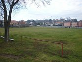 Fotbalové hřiště v Netvořicích.