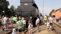 Nostalgická vlaková souprava dorazila do Vlašimi toto léto naposledy.