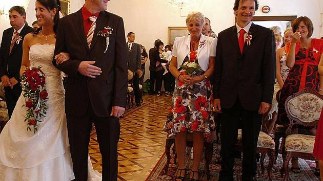 Svatba Veroniky Chlumské z Vodsliv a Zbyňka Švimberského z Čeňovic.