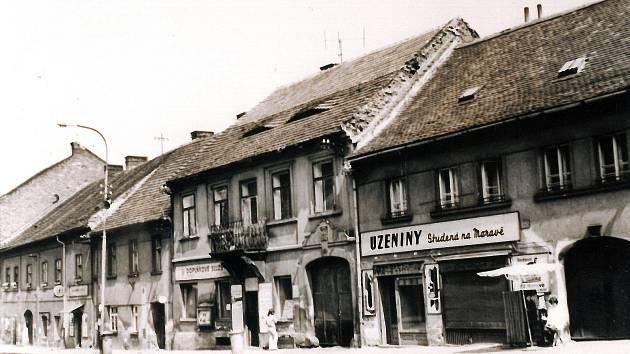 Centrální benešovská náměstí, dnes Masarykovo a Malé.