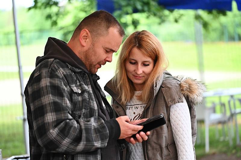 V letním hudebním programu ve Vlašimi pokračovala kapela Vořešprut.