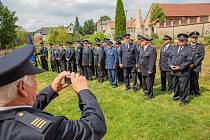 Z oslavy 110. výročí založení Sboru dobrovolných hasičů v Odlochovicích.