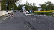 Silnici II/112 cestáři opravují také ve vlašimské Lidické ulici.
