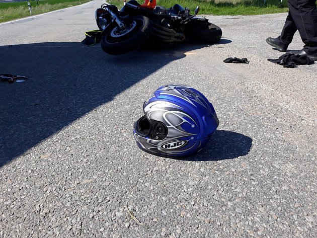 Nehoda motorky u Stránecké Zhoře zablokovala dálnici D1 na Vysočině