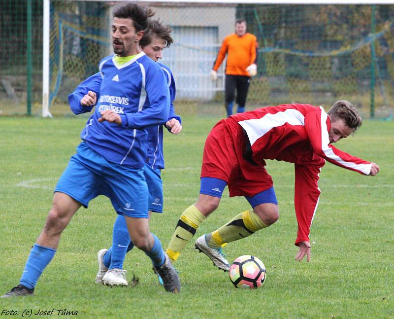 I. B třída: Zruč nad Sázavou - Týnec nad Sázavou 0:1. 