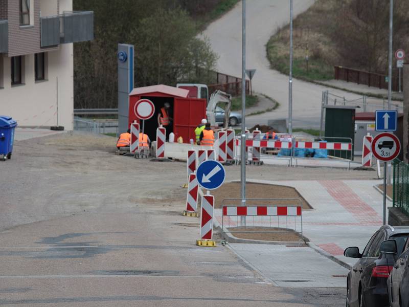 Ulice K Pazderně v Benešově.