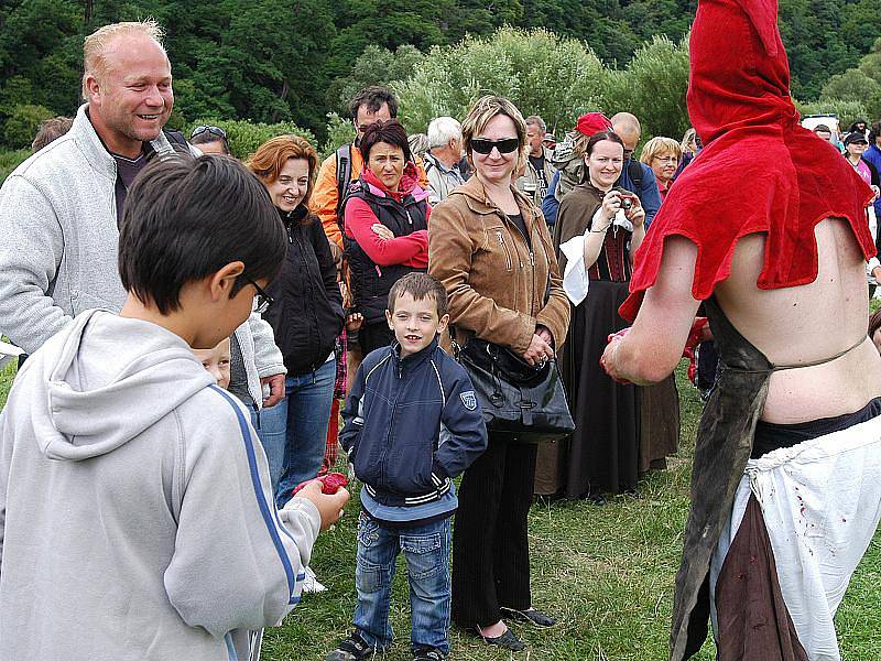 Bitva o brod ve Zbořeném Kostelci.