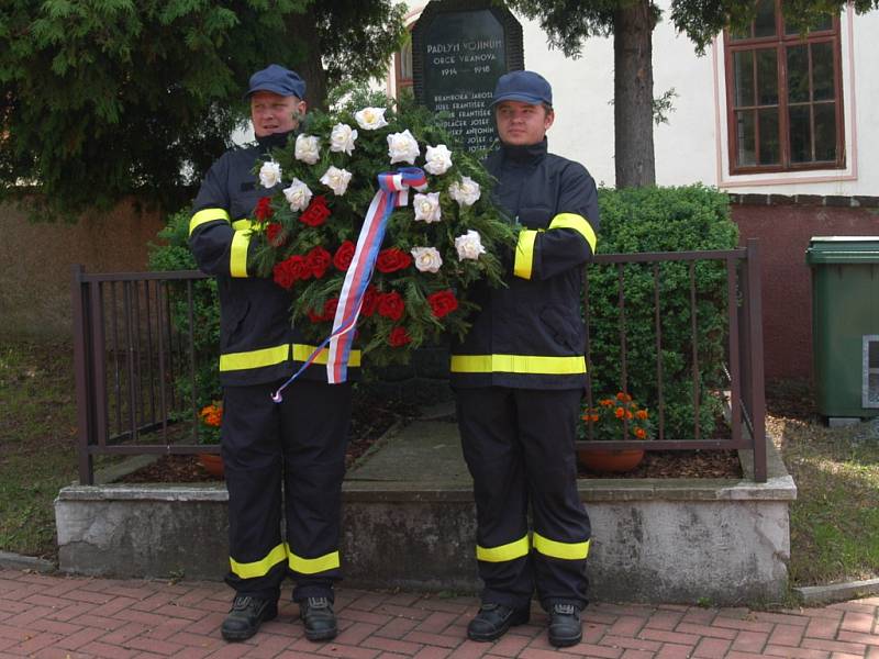 Vranov oslavil 660 let od první písemné zmínky o obci a 120 let založení sboru dobrovolných hasičů.