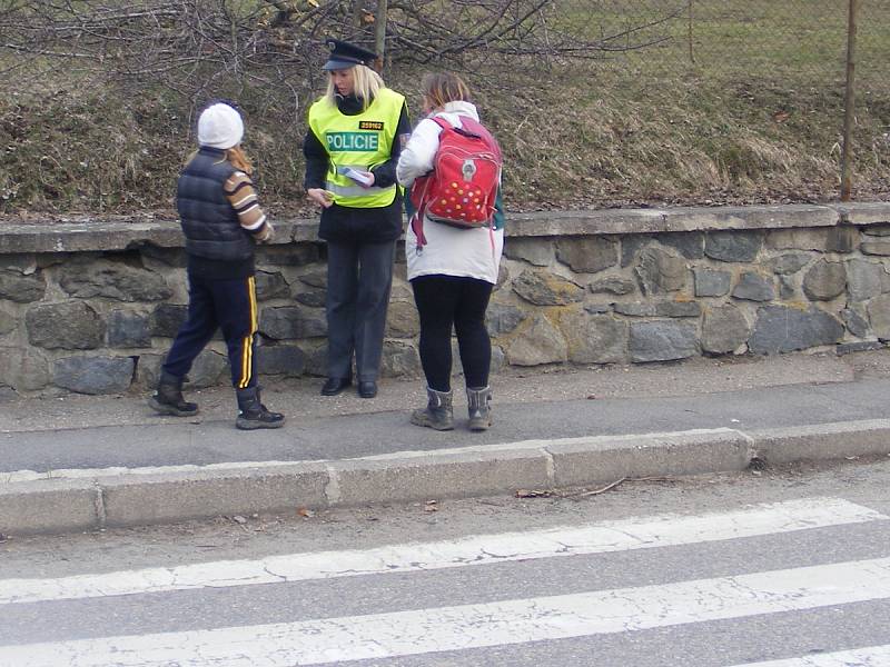 Zebra se za školáky nerozhlédla.